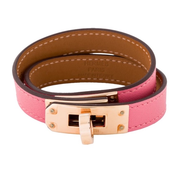 Hermes Jewelry - Hermès Kelly Double Tour Bracelet in Pink! ❤️❤️❤️ it! WOWZA!!